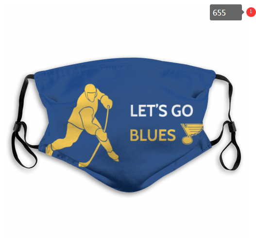 NHL St.Louis Blues #11 Dust mask with filter